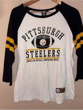 NFL Team Apparel Tee - White with Black Trim